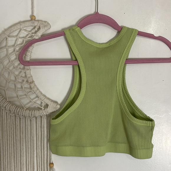Zara Tops Zara Pastel Green Crop Top Poshmark